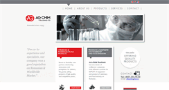 Desktop Screenshot of agchim.com